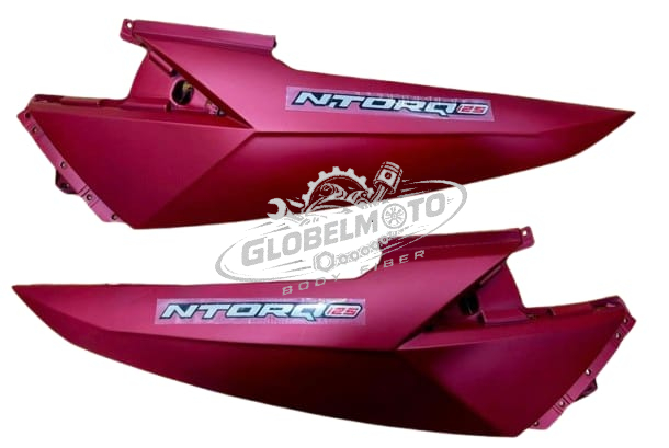 Back Panel TVS Ntorq 125 - Mett Red