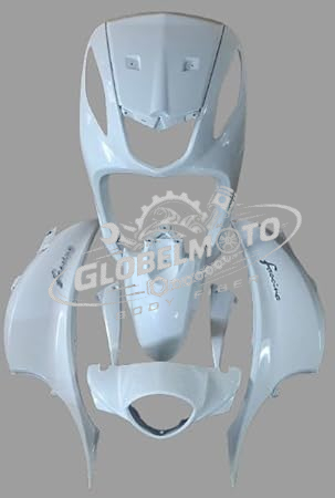 Yamaha Fascino Full Body Kit – Old Model White Colour