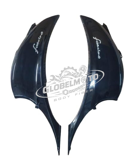 Yamaha Fascino Full Body Kit – Old Model Glossy Black Colour - Image 2
