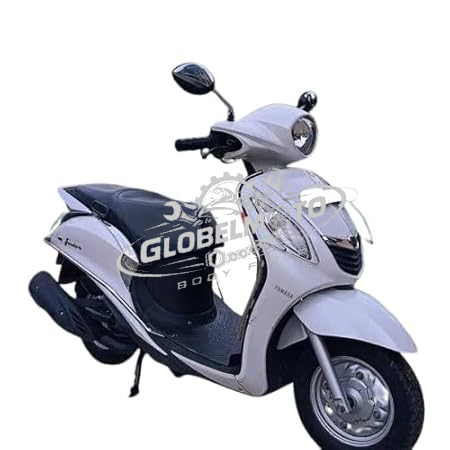 Yamaha Fascino Full Body Kit – Old Model White Colour - Image 2