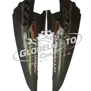 Back Panel TVS Ntorq 125 - Met Black Grey Red Edition