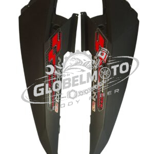 Back Panel TVS Ntorq 125 - Met Black Red Race Edition