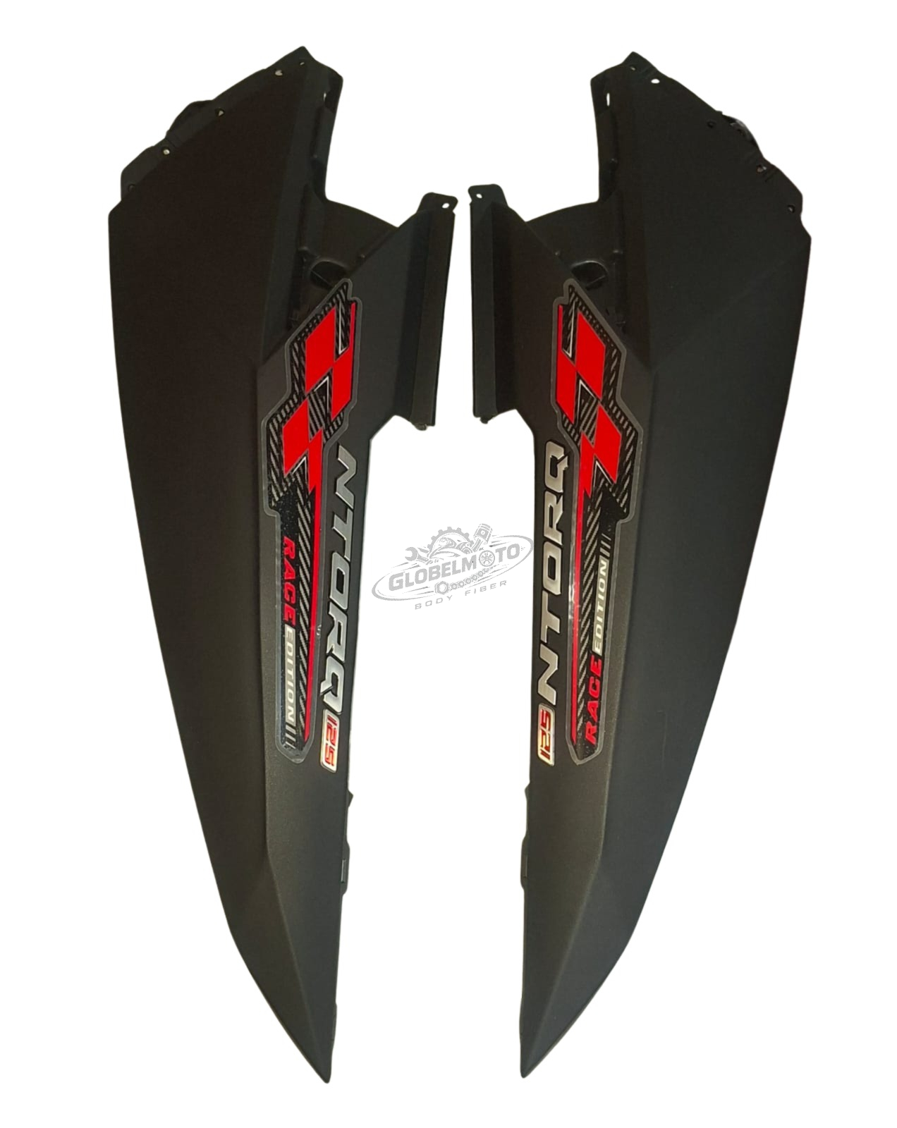 Back Panel TVS Ntorq 125 - Met Black Red Race Edition