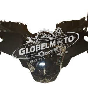 Headlight Visor with Glass TVS Ntorq 125 - Matte Black
