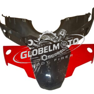 Headlight Visor with Glass TVS Ntorq 125 -  Sport Red