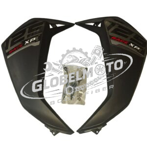 Front Panel Bottom TPFC  TVS Ntorq 125 - Matte Black Grey Red Sticker Race XP Edition
