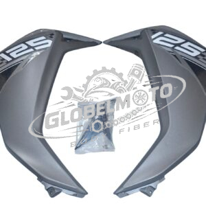 Front Panel Bottom TPFC  TVS Ntorq 125 -  Matte Silver 125 Sticker