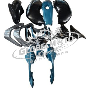 Full Body Kit Yamaha FZ V0.2 - Black Cyan Blue